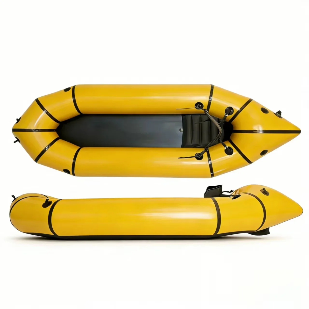 Cheap Ultralight 210D TPU Inflatable Calm Water Packraft for Adventure 5