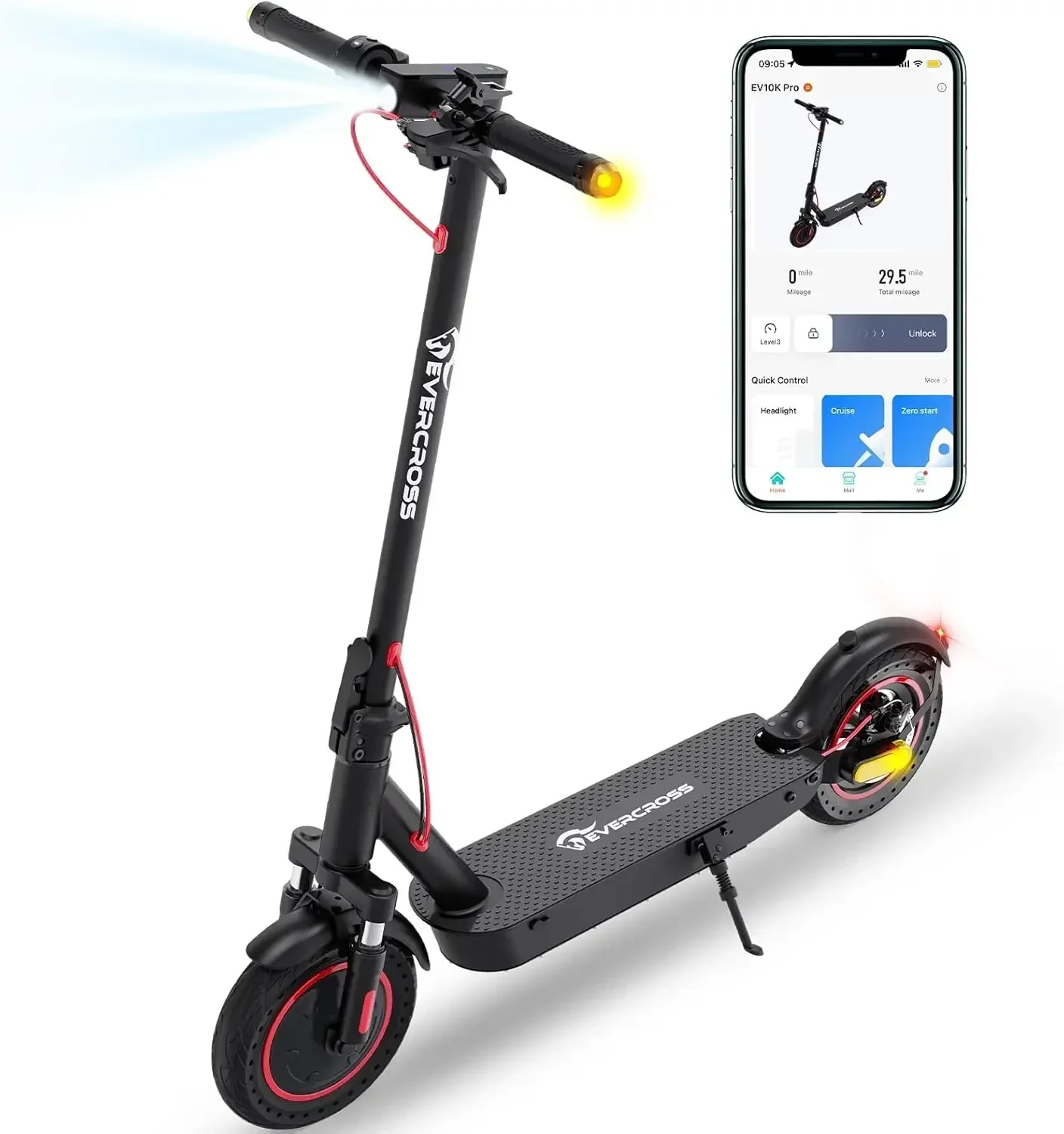 Electric Scooter, 350W/500W Electric Scooter Adults, 8.5