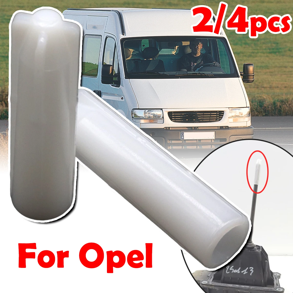 Inner Sleeve For Opel Movano A 1998 - 2010 Vivaro A 2001 2002 - 2014 Gear Shift Knob Stick Rod Lever Pen Adapter Car Accessories