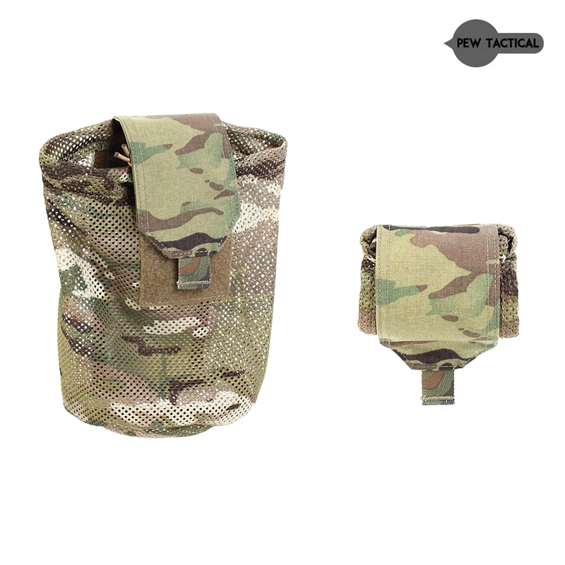 

Тактический подсумок PEW TACTICAL OTB MOLLE из сетчатого материала, складной, для хранения и перезарядки, крепление на ремень