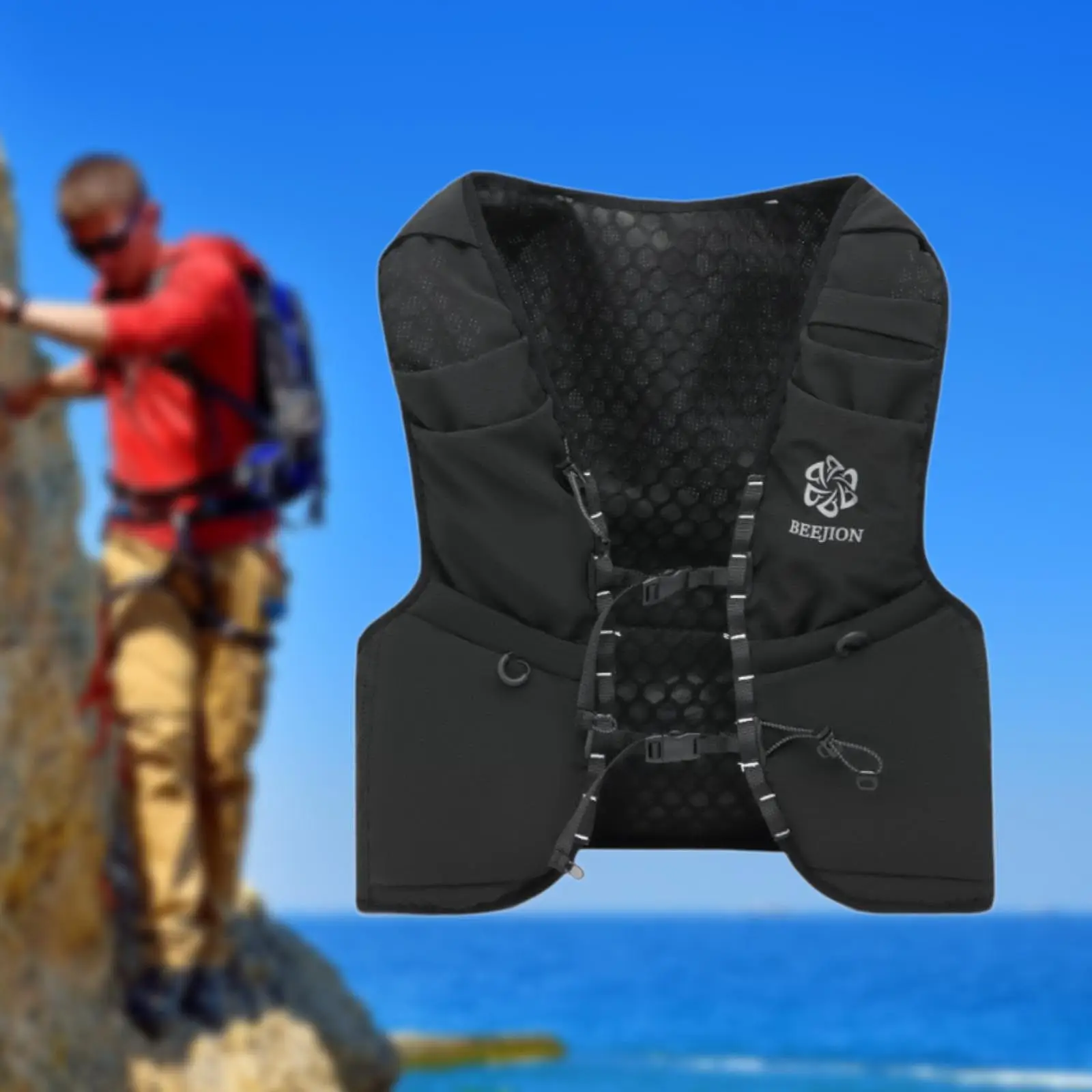 Hydration Vest Running Vest Runner Rucksack Hydration Pack for Camping Mountain Climbing Off Road Trekking Mountaineering