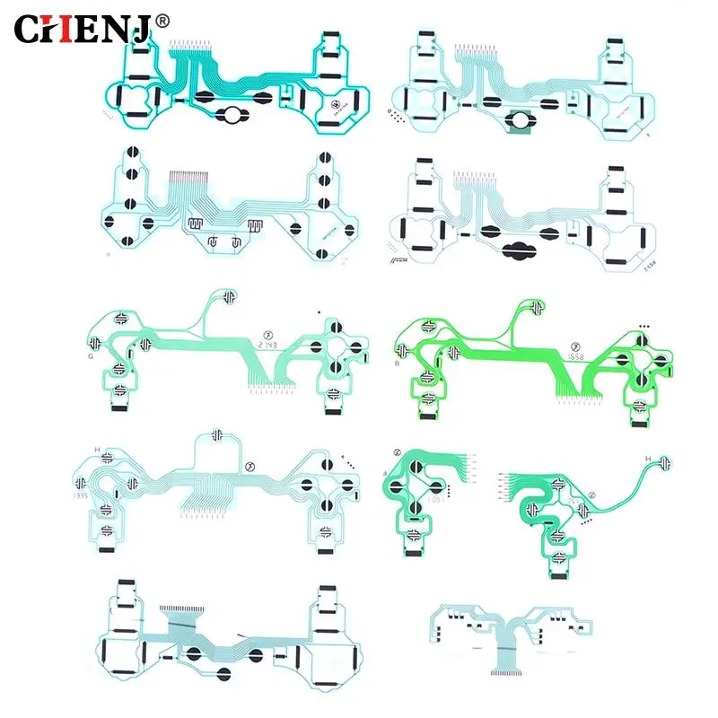 Controller Ribbon Circuit Board for PS3 Controller SA1Q160A 159A 113A SA1Q135A 222A SA1Q194A Vibration Conductive Film For Ps4