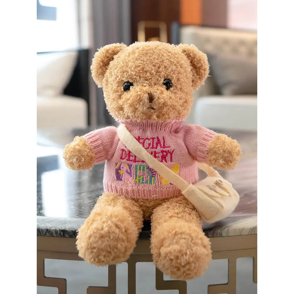 

Cute Teddy Bear Doll Plush Toys Small Bear Doll Gift Box Doll Girls Birthday Gift Dressing Bear Soft Stuffed Toys for Kids