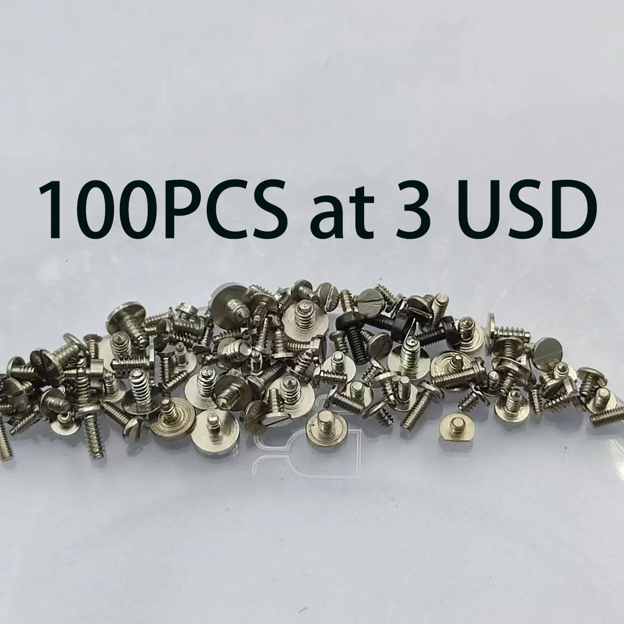 

100pcs watch movement accessories, miscellaneous screws, all sizes are original screws