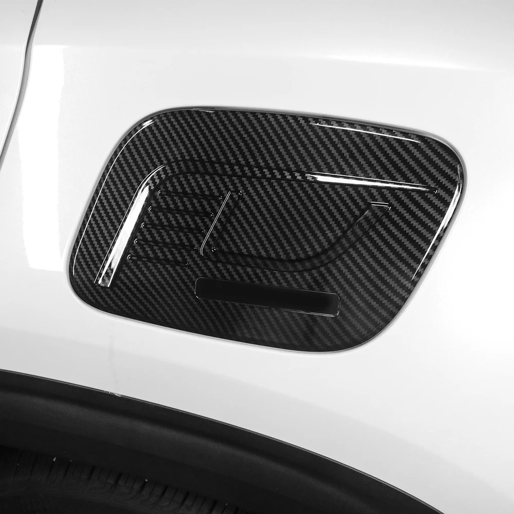 

Exterior Accessories For Kia SELTOS 2021-2025 Car Tuning Carbon Fiber Car Fuel Tank Cap Decoration Cover Trim LHD/RHD