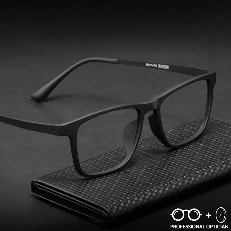 

Бизнес-прецизионные резные прозрачные очки из сплава TR90 для близорукости, дальнозоркости, астигматизма, анти-синий свет, оптические очки по рецепту