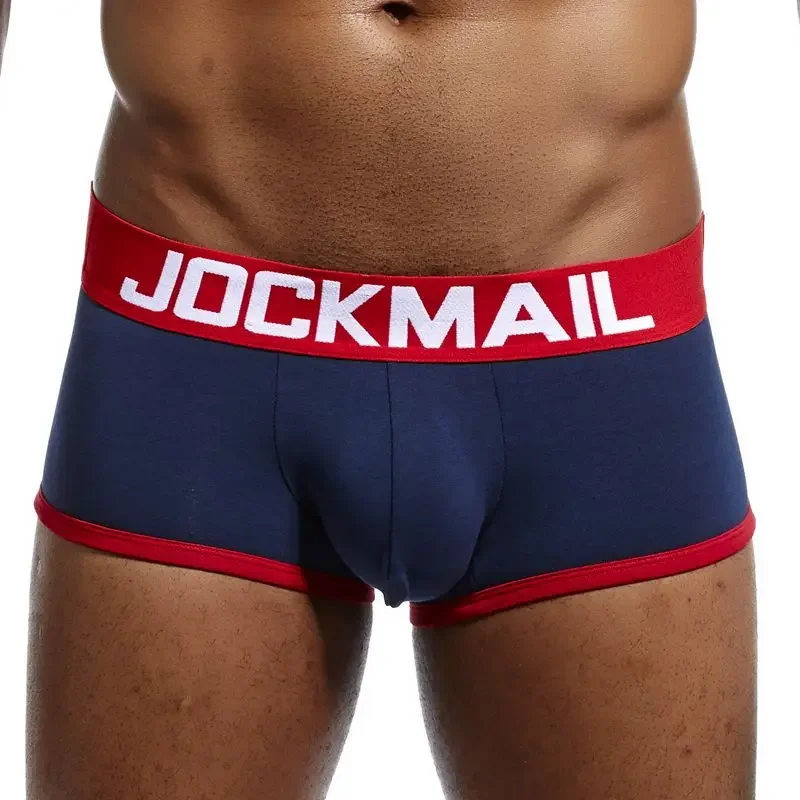 Mens Underwear Jockstrap Boxer Trunks Gay Penis Pouch Cueca Boxer Calzoncillos Hombre Man Boxer Shorts Sleepwear Gay Panties