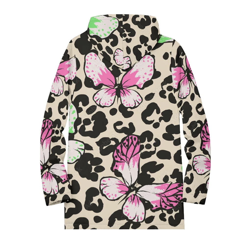 Ropa de invierno para hombre, novedad en abrigos de plumas, chaqueta acolchada de algodón con diseño de graffiti de mariposa rosa, cremallera con bolsillo de plumas