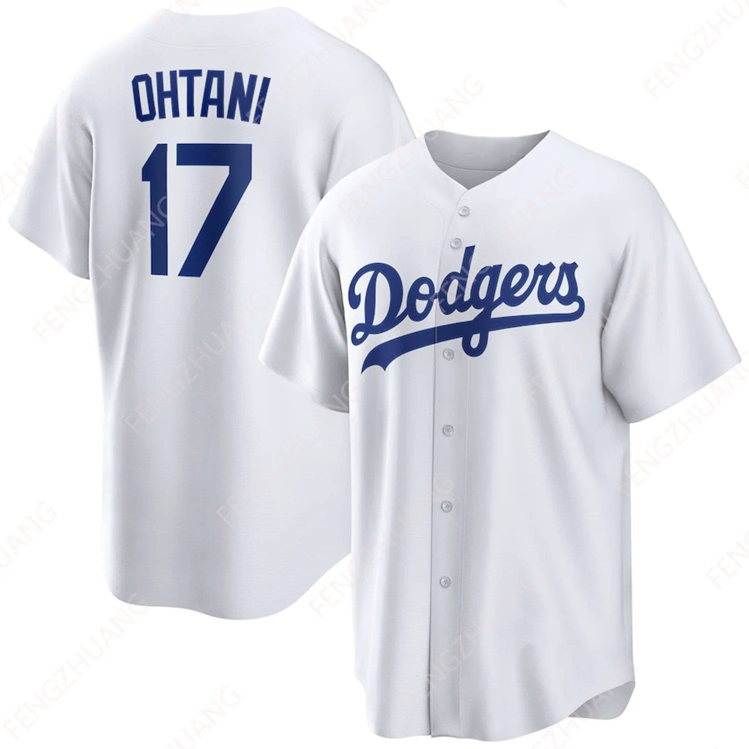 New Man 2024 Summer Classic Casual Los Angeles Dodgers Mesh Button-Up Jersey Adult&Kid jersey Outdoor Exercise Uniform