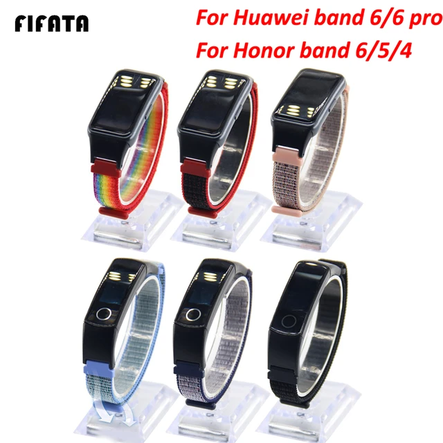 Honor Band 5 Elastic Nylon Strap Straps Accessories Band 6 Huawei Loop Strap Aliexpress