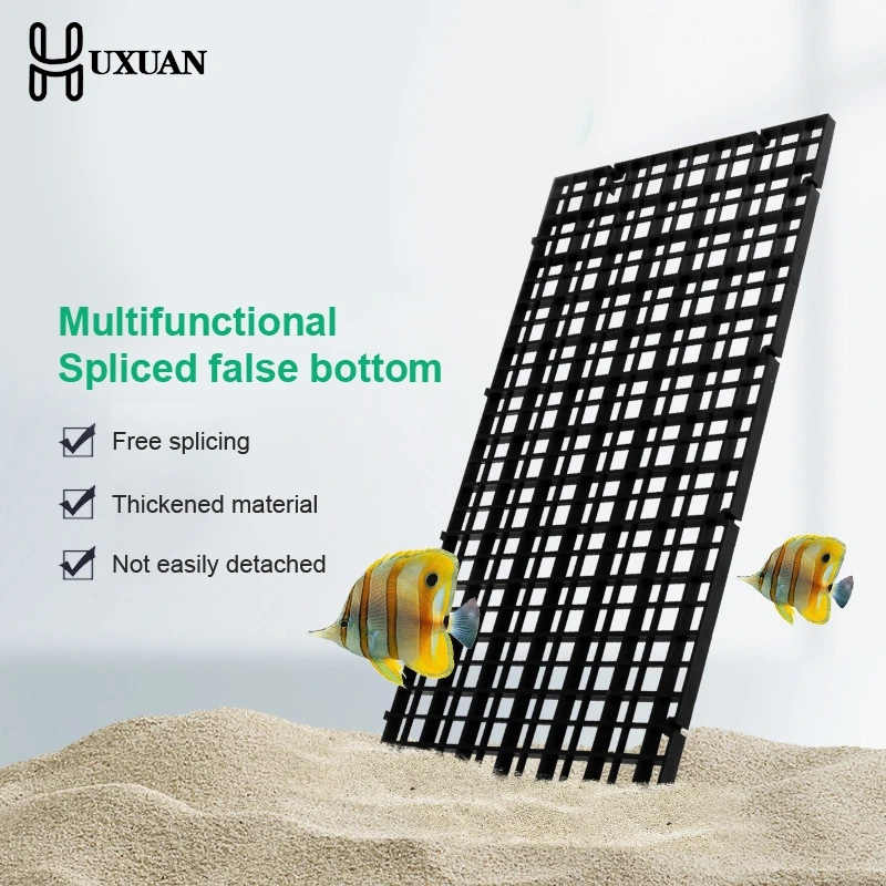 Detachable Spliceable Fish Tank Isolation Plate Upper Cover Net Bottom Filter Grid Bracket Bottom Filter Plate Divider Plate