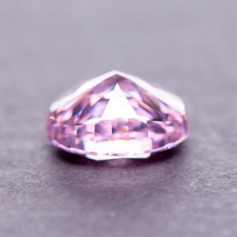 Cubic Zirconia Oval Shape Pink Color 4k Crushed Ice Cut Charm Stone for DIY Jewelry Making Ring Necklace Earrings Main Materials