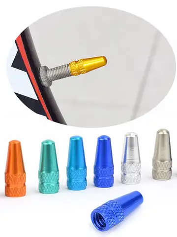 4/8pcs Aluminum Alloy Bicycle Tire FV Valve Cap MTB Road Bike Covered Protector Road MTB Tyre Dustproof Bike Presta Valve
