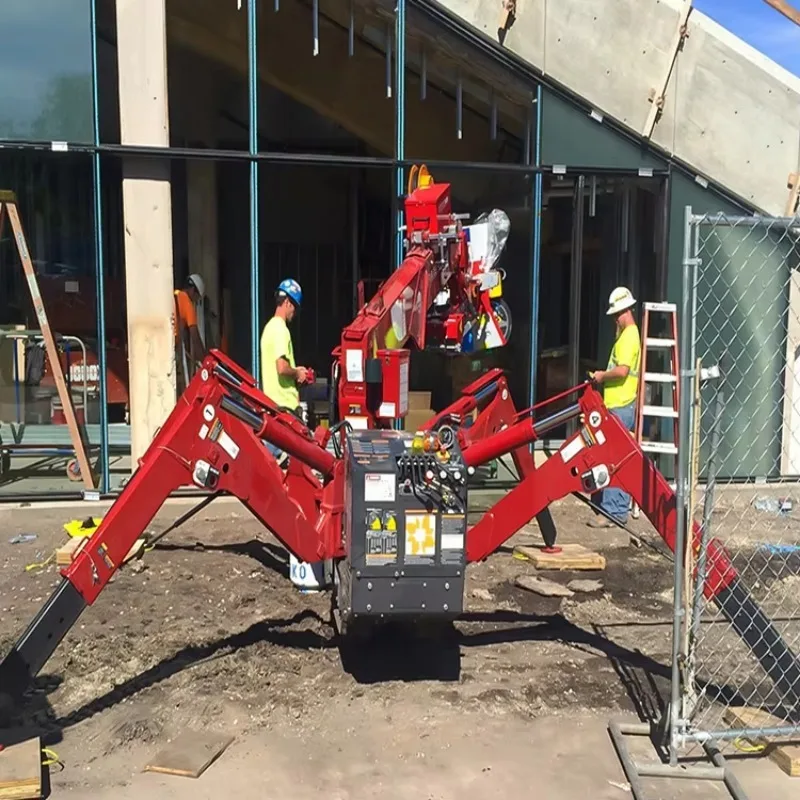 Mini grue araignée 0,5 tonnes, chenille télécommandée électrique pliable, conception légère
