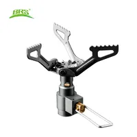 BRS-3000T Titanium Mini Camping Gas Burners 25g One-Piece Pocket Stove Outdooor Hiking Folding Cooking Furnace Portable