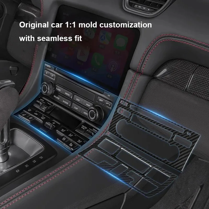 

Автомобильный центральный кондиционер, переключатель CD-панели, декоративная рамка для интерьера для Porsche 718 2016-2024 911 2012-2018