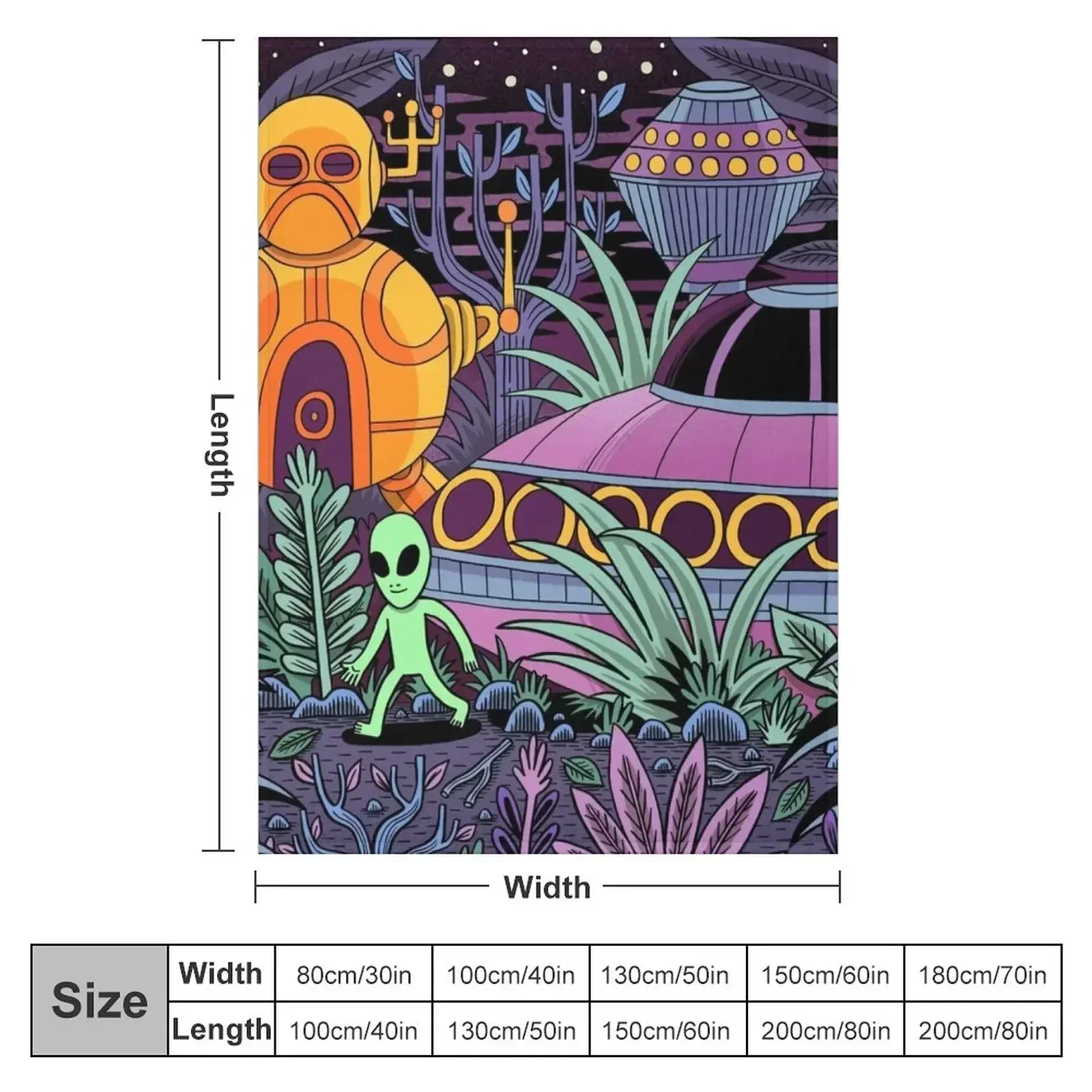 UFO Landing Throw Blanket Summer valentine gift ideas Hair Luxury Blankets