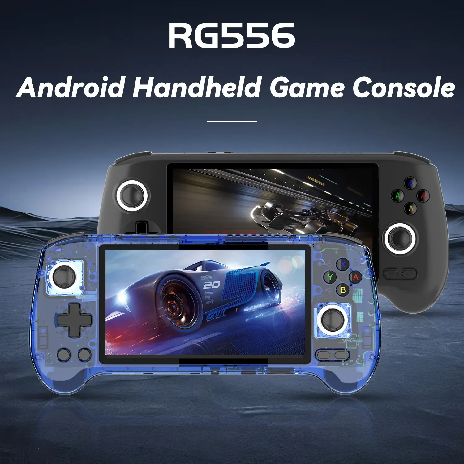 

2024 new RG556 open source handheld game console retro PS2 Genshin Impact king rocker game console PSP gb arcade abernick cross