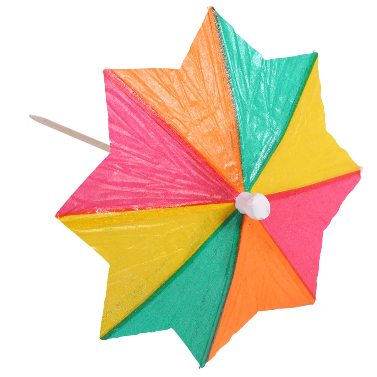 

50 Pcs Toppers Food Picks Disposable Paper Dessert Toppers Umbrella Jelly Bread Decorations for Party