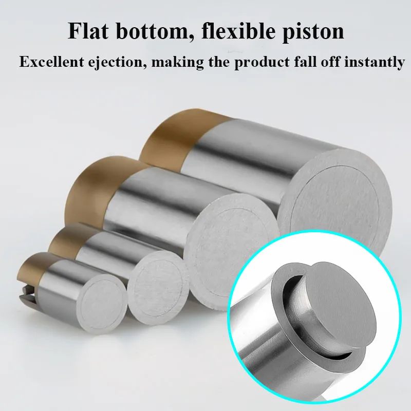 2PCS SUS420 Air Ejector Valve Mold Poppet Air Jet Release Pin Thin-Wall Ejection for Injection Machine