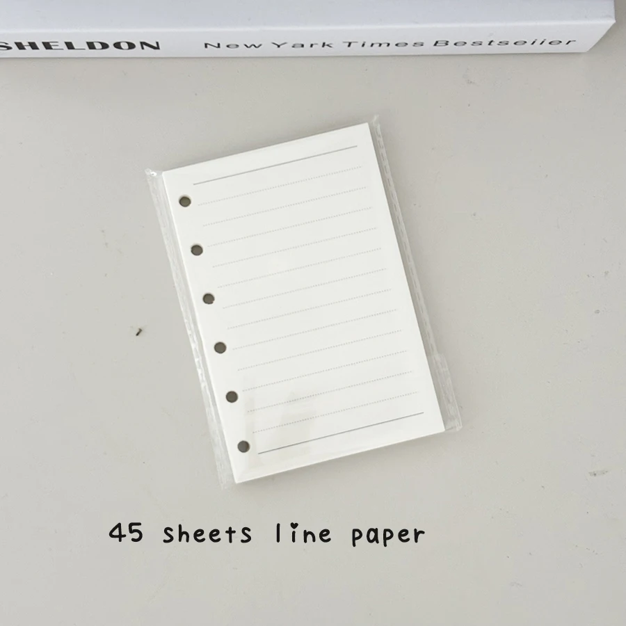 Sharkbang A7 Clear Binder Notebook, Monats-/Dot-/Gird-/Line-Binder-Tagebuch, A7 Ring Journal Handbuch – Detail 3