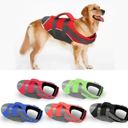 Dog Life Vest Summer Dogs Safety Jacket Pet Swimming Clothes with Handle Reflective Surfing Vest for Small Medium Large Dog