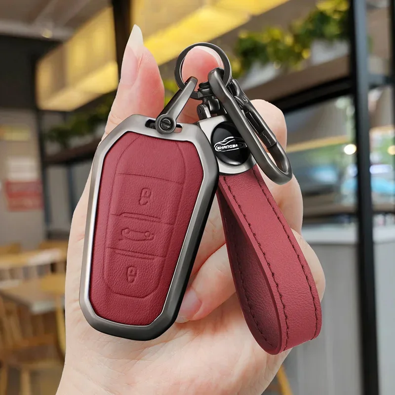 

Alloy Car Key Case For Peugeot 2008 3008 4008 5008 308 408 508 Citroen C1 C2 C4 C6 C3-XR Picasso Grand DS3 DS5 Cover Shell Fob