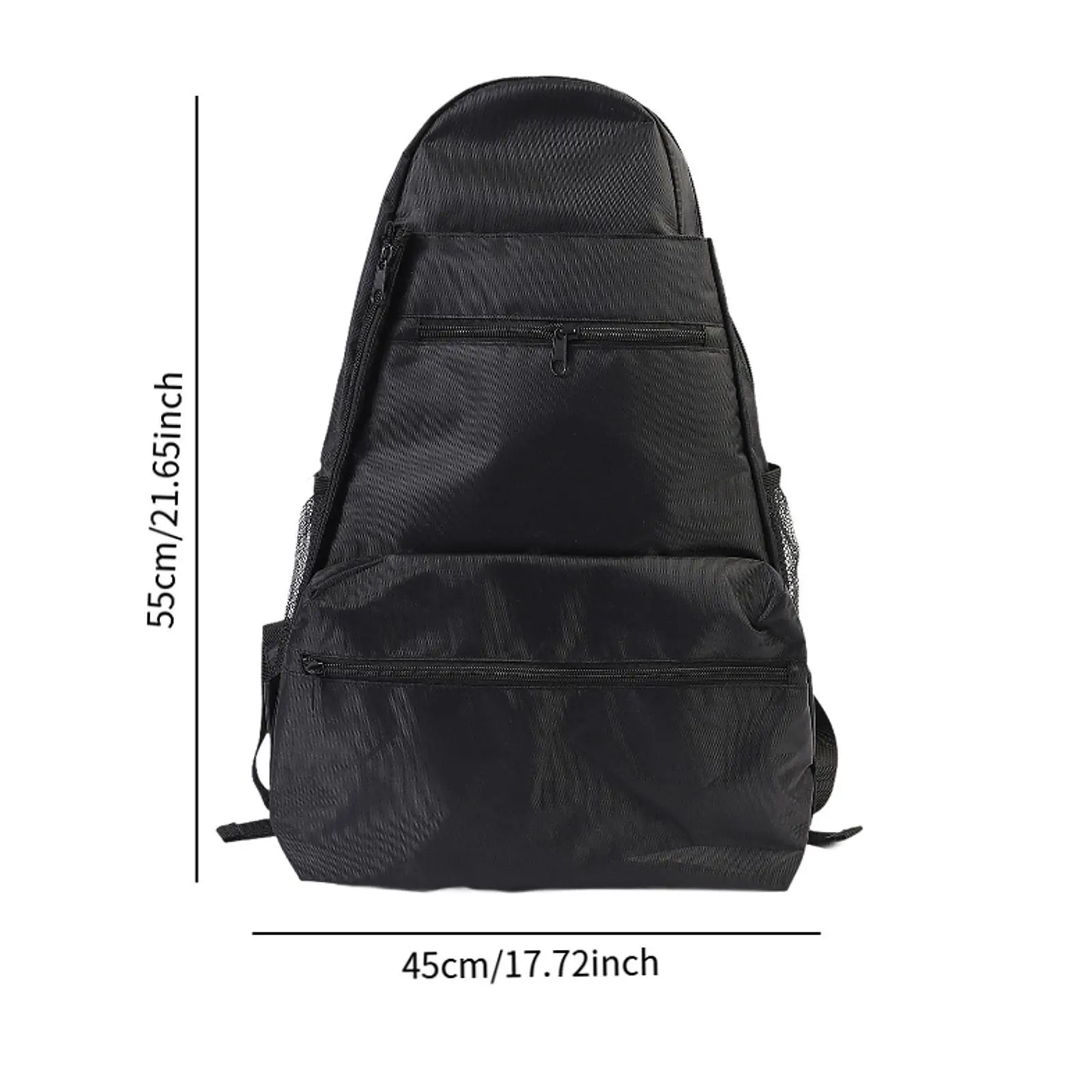 ピックルボールバッグ ジッパー開閉ラケット収納バッグ ゲーム女性旅行用