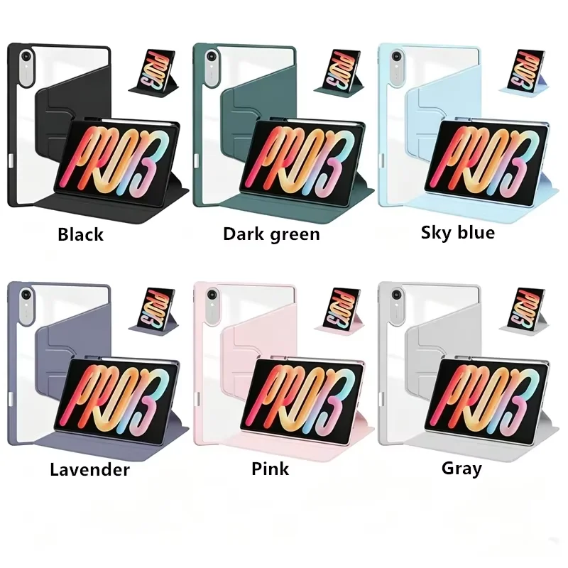 For Lenovo Xiaoxin Pad pro 13 GT13 2026 with Pencil Holder Case Idea Tab pro Gen2 Funda TB378FC 13-Inch 360 Rotation Smart Cover