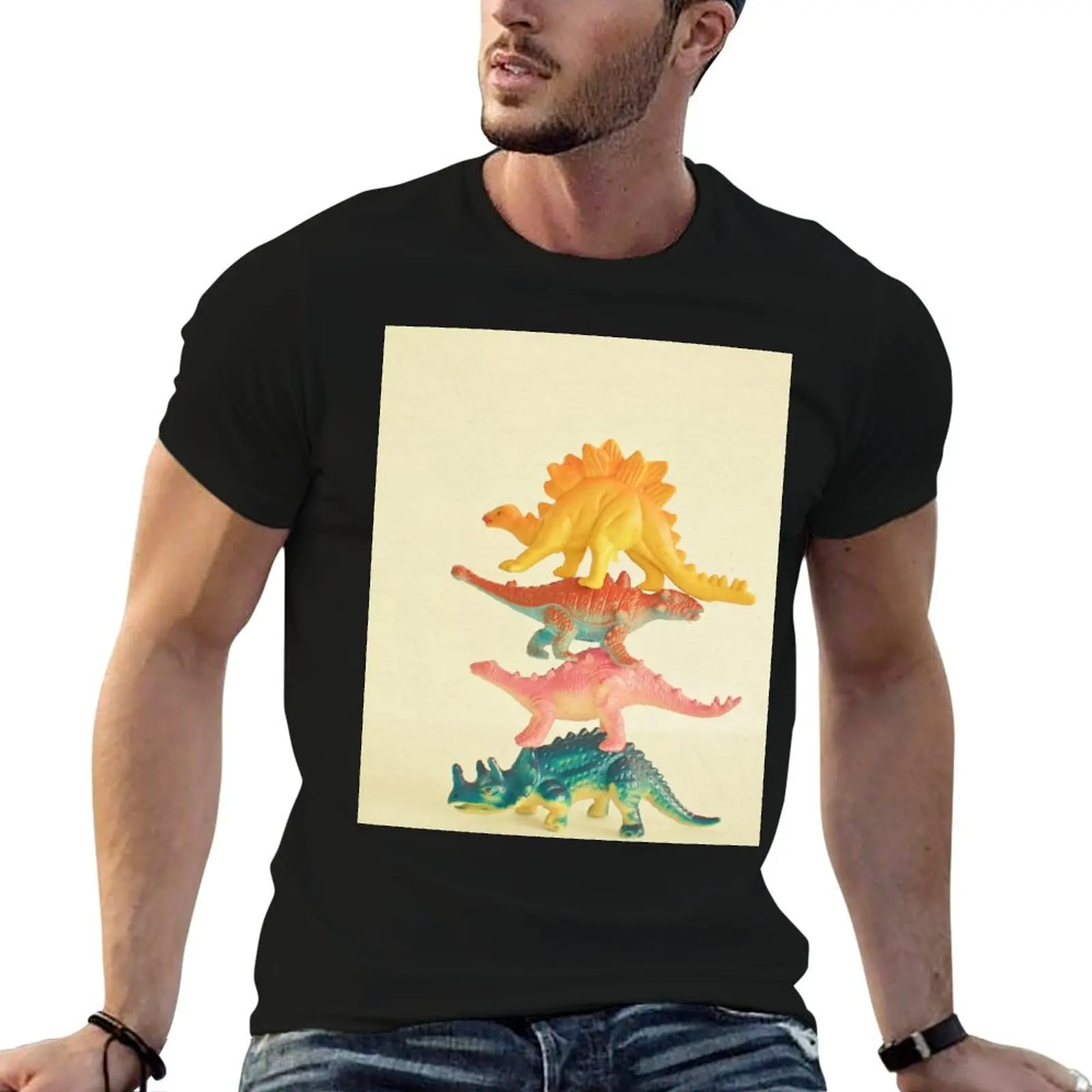 Dinosaur Antics T-Shirt summer tops sublime street wear tshirts for men