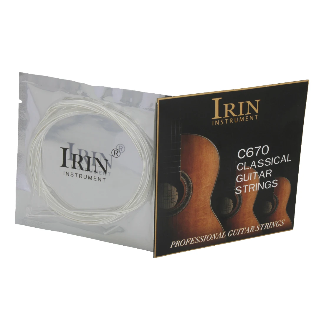 IRIN C670 Classical Classic Guitar Strings Replacement Parts Transparent Nylon String Core Silver Musical Instrument Accessories