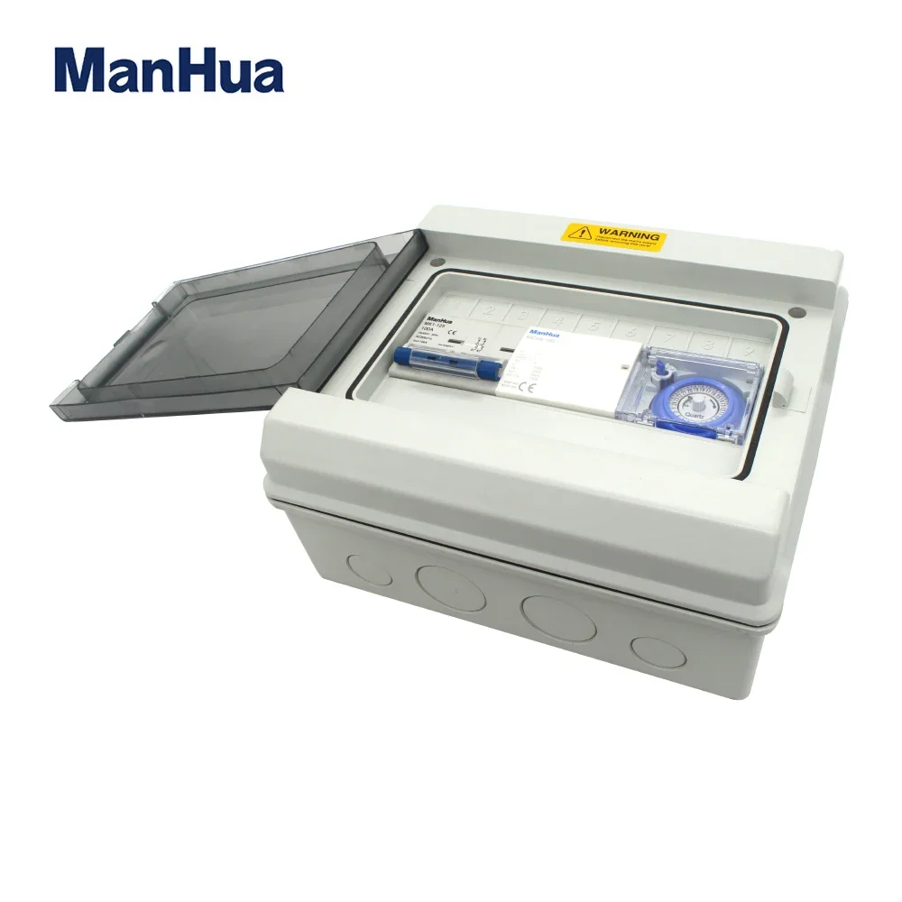 ManHua Mechanical 100A Timer Switch Control Box with The Function of Overload Protection+ Short Protection + Waterproof