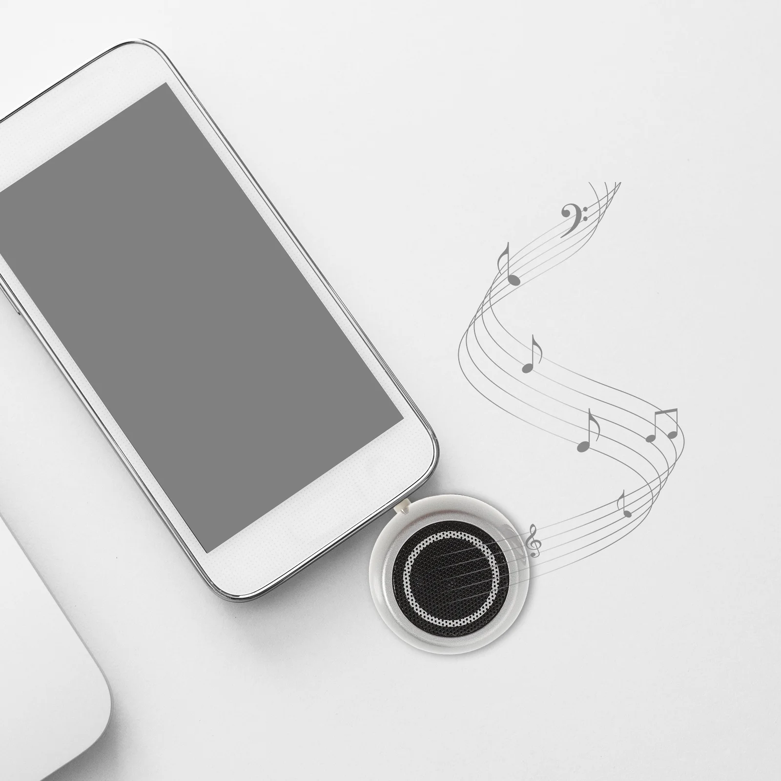 

Mini Speaker 3.5Mm Audio Input Built-In Gold-Plated Plug Portable Loudspeaker For Phone Laptop Tablet Desktop External