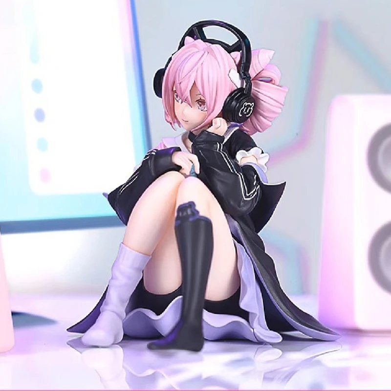 

Arknights Eureka Sitting Pose Energy Connection Scene Figure Pvc Anime Peripheral Desktop Ornament Model Collectible Toys Gifts