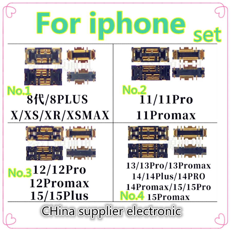 

Для iphone 8G 8plus XR XS max 11 12 13 14 15 15pro max 12mini 13promax 12pro контакт 14plus 15promax держатель батареи материнской платы