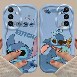 Disney Stitch Wave Phone Case For Samsung Galaxy A54 A34 A24 A14 A13 A53 A33 A73 A23 A52 A52S A32 A22 A12 A51 A71 Silicone Cover