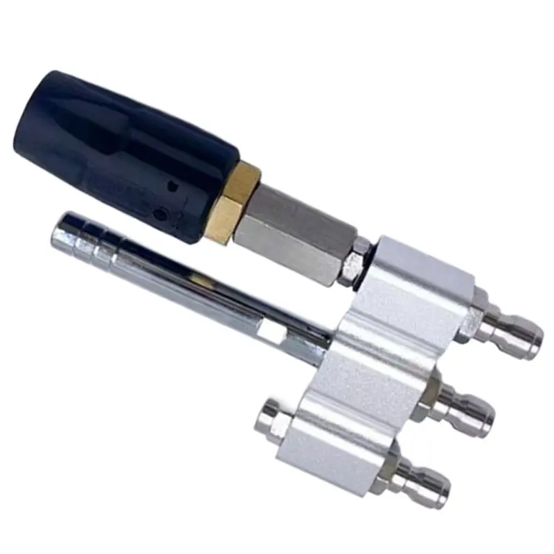 Pressure Washer Nozzle, Stainless Steel Adjustable Soft Wash Nozzle With Quick Connect Mounting-B51B