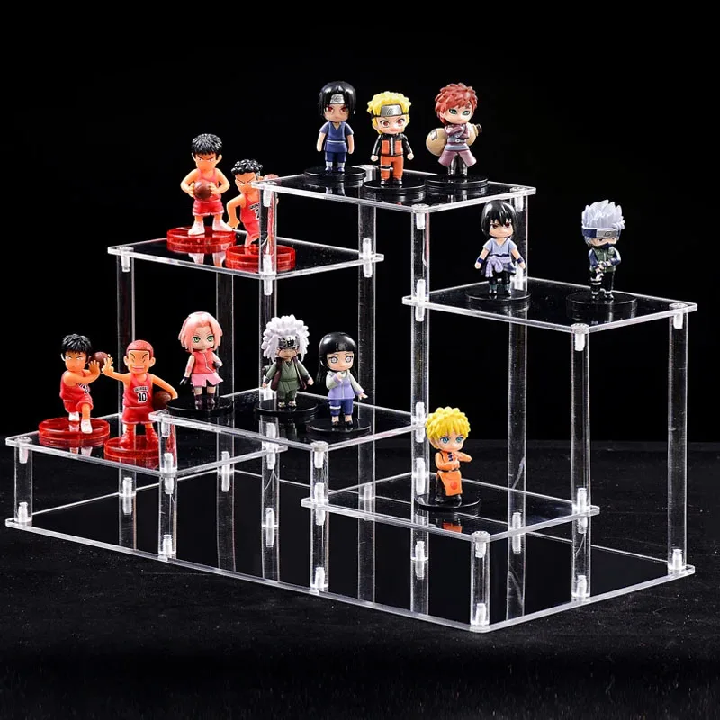 Acrylic Display Stand Transparent Handheld Blind Box, Suitable For, Doll Toys, Cosmetics, Desserts, Desktop Display Stand Storag