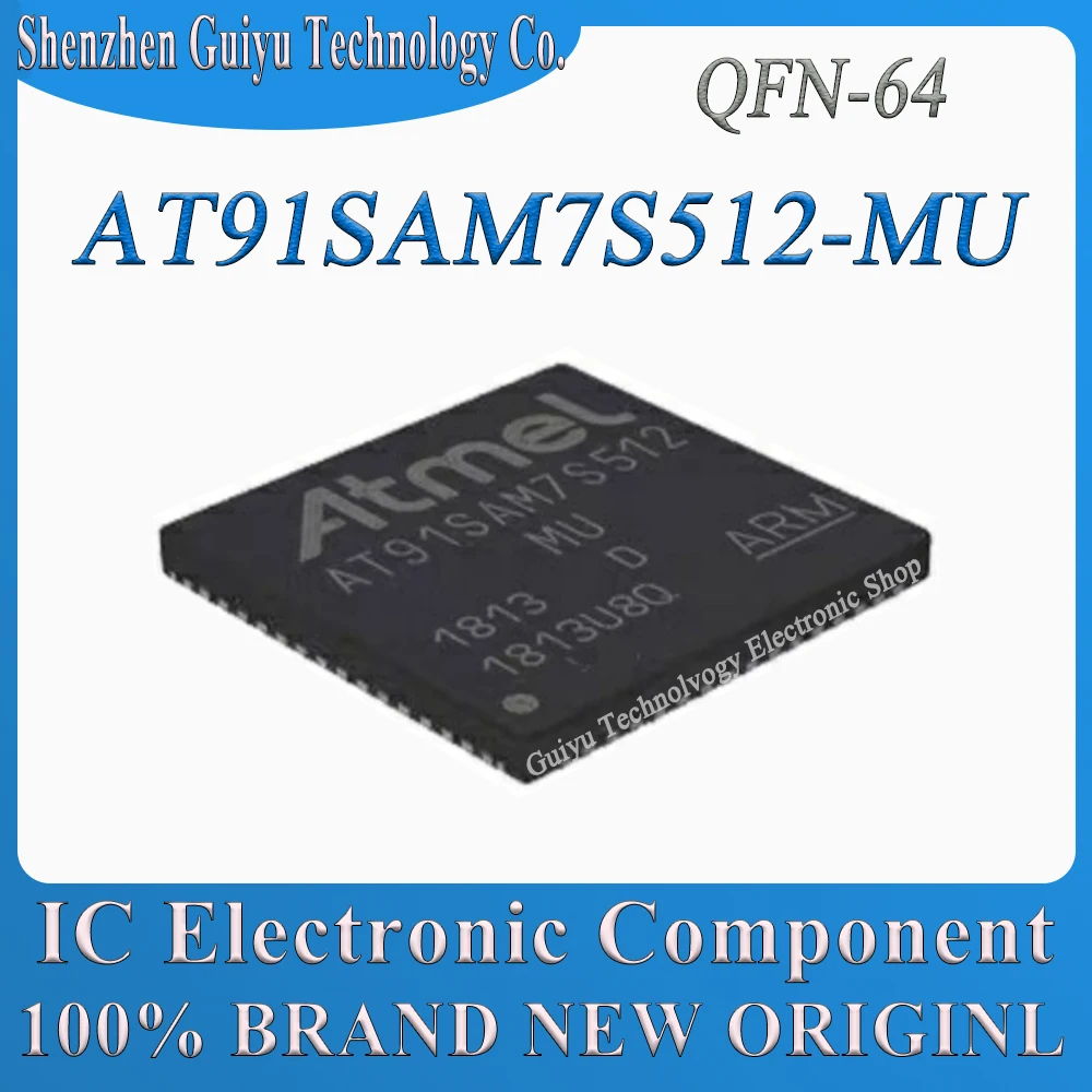 AT91SAM7S512-MU AT91SAM7S512 AT91SAM7S AT91SAM7 AT91SAM AT91SA AT91S AT91 AT QFN-64 IC MCU Chip