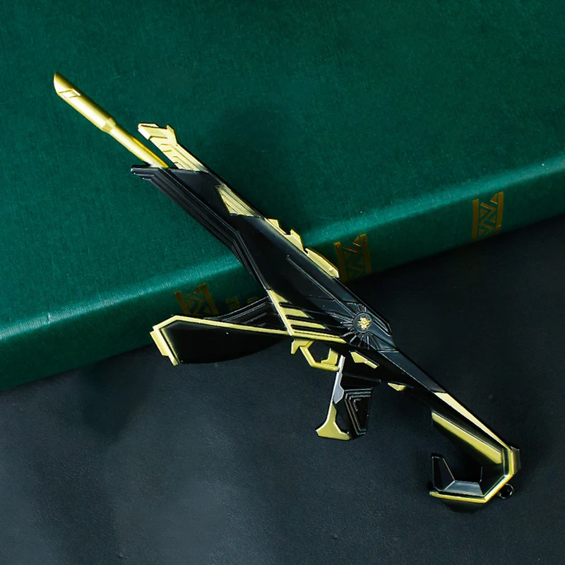 21cm Nowa Figurka z Gry VALORANT Metalowa Rzemiosło Modelarskie Rekwizyty Dekoracja Biurka Ozdoby Prezenty Urodzinowe Zabawki