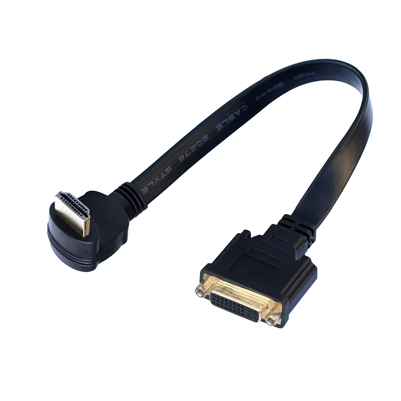 

25CM HD A Male to DVI-D Female Shoremt HD-compatible Adaptor Cable for LCD PC HDTV