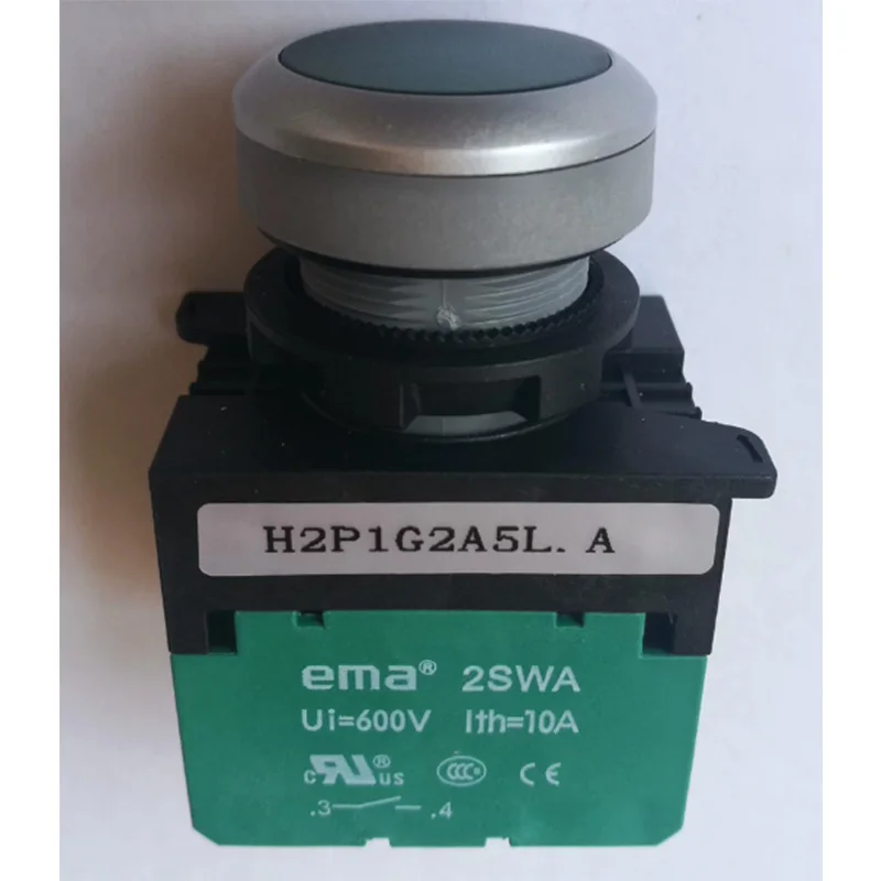 EMA ignition switch 2SWA button H2P1G2A5L. A green