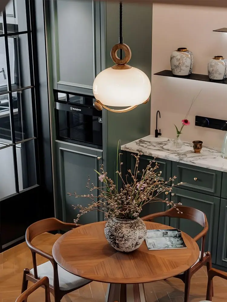 Middle aged restaurant lifting light, restaurant main light, bar counter, study pendant light, creative art pendant light
