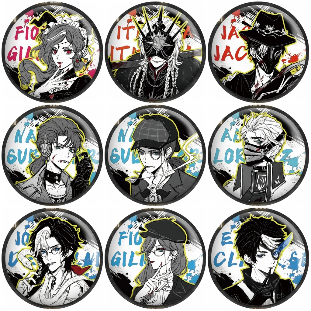 لعبة الهوية الخامس فيونا جيلمان الكاهنة تشى شيى العتيقة ماري الملكة الدموية تأثيري زي شارة دبوس SPTE صفيح بروش #1