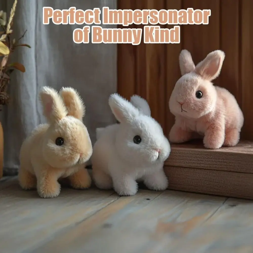Cartoon with Sounds and Movements Easter Electric Rabbit Lifelike My Realistic Bunny Vitality Bliss Bunny