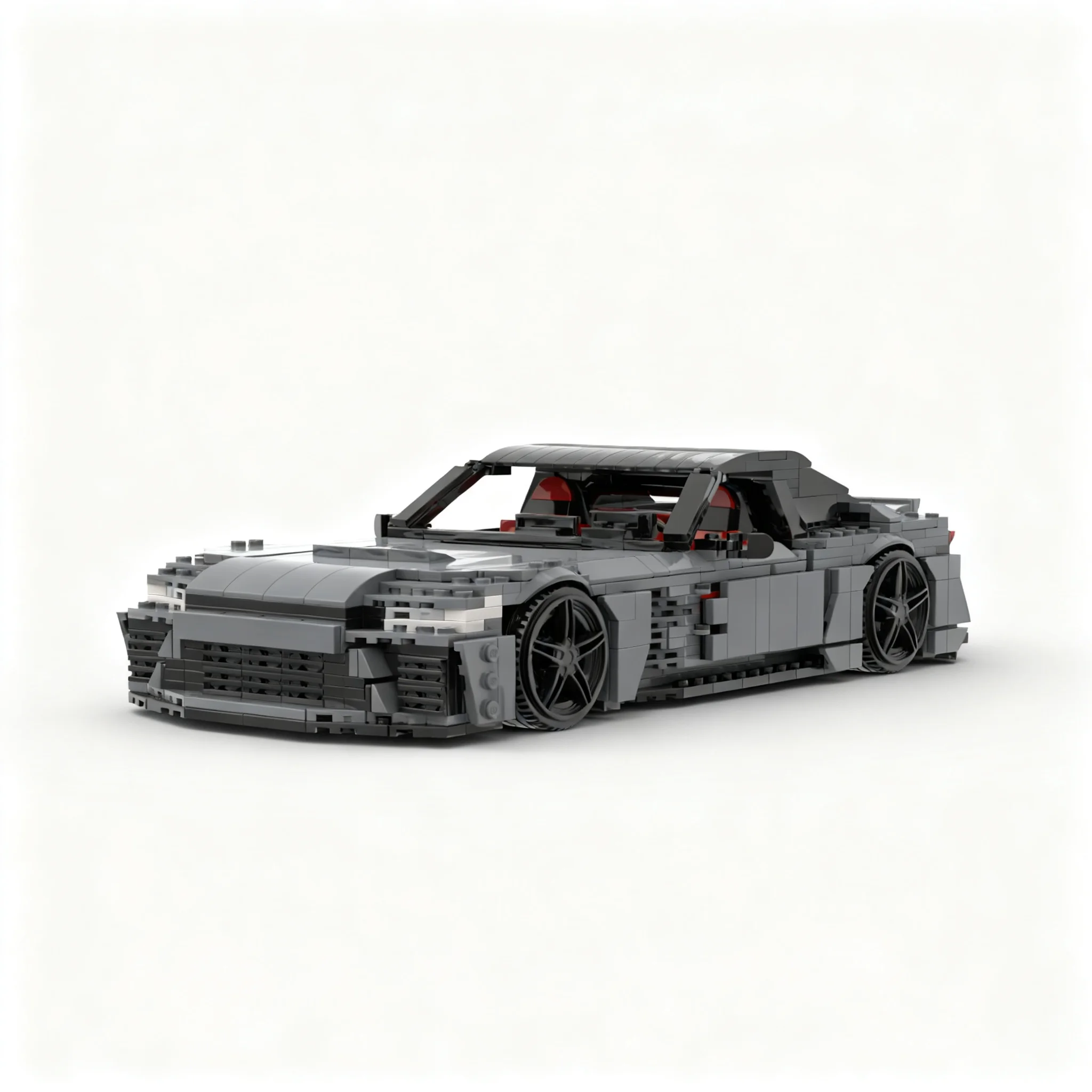 1132pcs MOC Cars Toyotaes GR GT High Performance Sports Car Model Building Blocks Christmas Gift Toys Brick Creative Home Decor