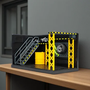 1:24 1:12 比例 照明停車場組裝玩具 壓鑄合金模型汽車車庫 DIY 場景收藏展示玩具 兒童禮物 8 最佳銷售 壓鑄 1 43 - №4