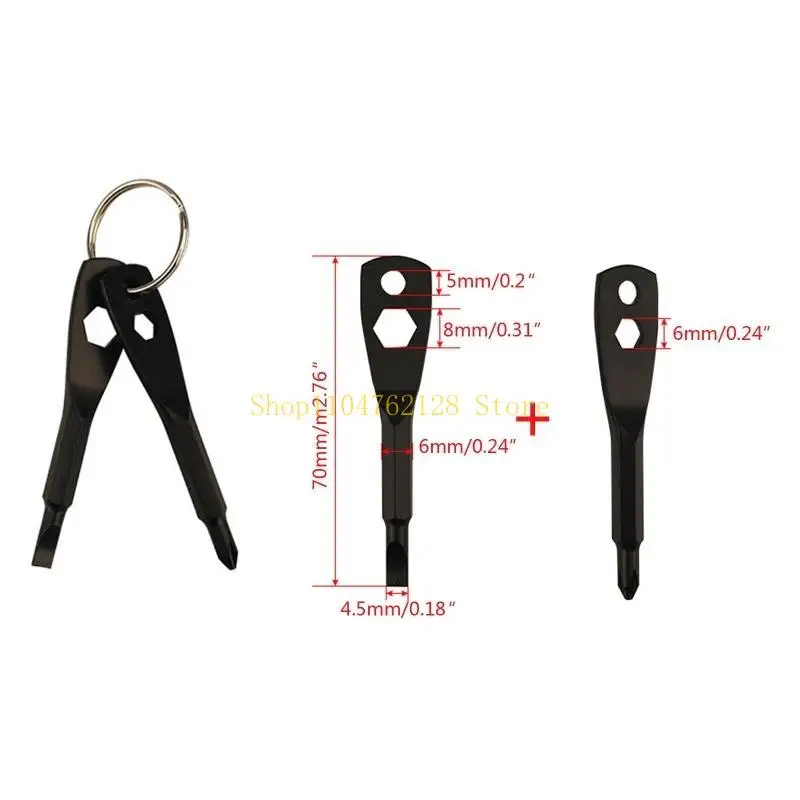 for Cr-V Steel Mini Multifunction Screwdriver for Key Slotted Screwdri best sale