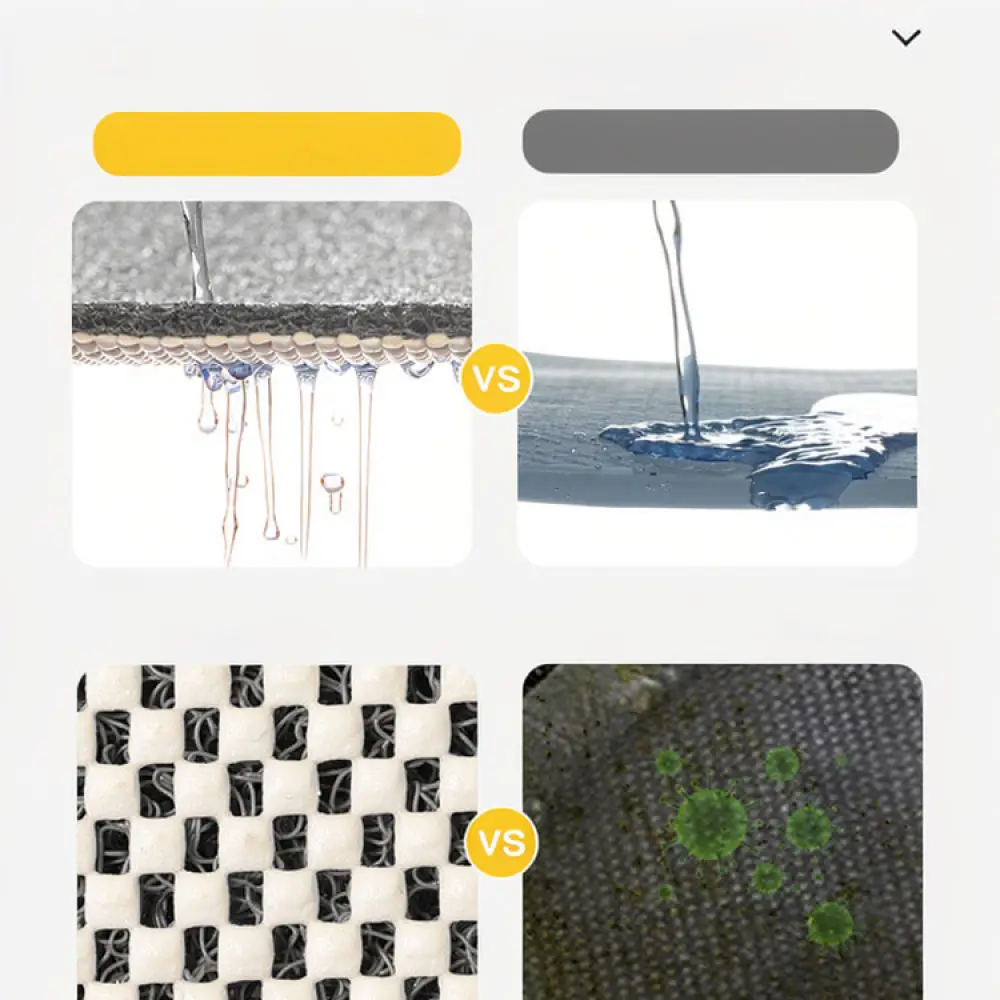 Soft PVC Bath Mat Non Slip Shower Rug Loofah Structure Drainage Floor Carpet Pad For Qiqijia Toilet Shower Room Decor