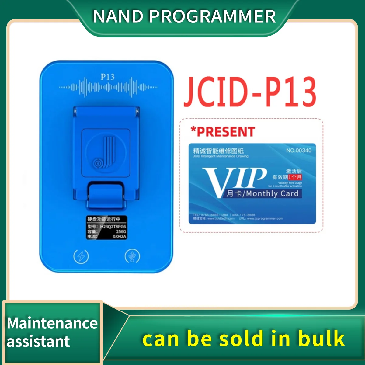 

JCID JC Pro1000S P11F PCIE NAND Programmer for iphone 5S-13PRO Max for all Machines P13 Modification & Read Write Unbind Wifi